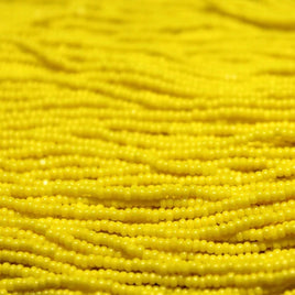11/0 Charlotte Opaque Yellow 74 gram * JUMBO HANKS * - C1140