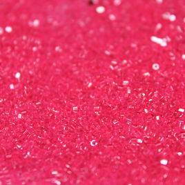 *** CLOSE OUT *** 15/0 Crystal Lined Neon Pink Hex Cut - 207C