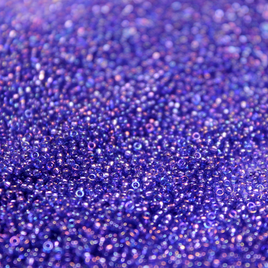 11/0 Japanese Transparent Purple Galaxy AB - 299