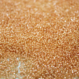 ***CLOSEOUT *** 15/0 Japanese Snowflake Lined Peach Luster - 391