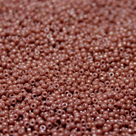 Opaque Dyed Dark Mauve ~ 11/0 JSB 403F Japanese seed beads