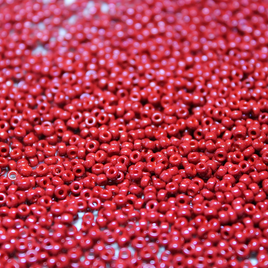 Opaque Dyed Mahogany Red ~ 15/0 JSB 407A