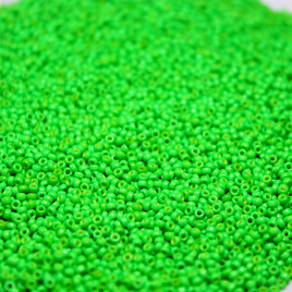 11/0 Japanese Opaque Acid Green - 411E