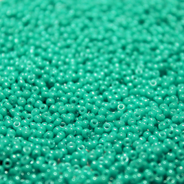 Opaque Deep Dyed Turquoise Green ~ 11/0 JSB 413F