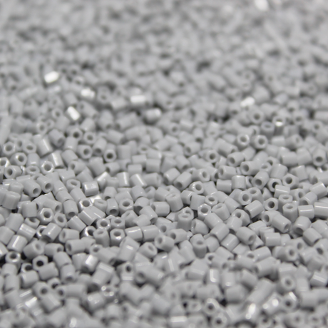 Opaque Light Grey ~ 11/0 HEX 416A Japanese Seed Beads
