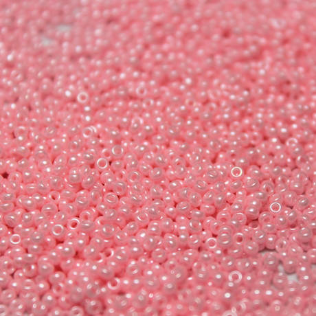 Opaque Dyed Light Blush Pink Luster ~ 11/0 JSB 427B Japanese seed beads