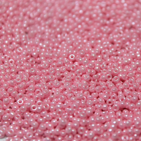 Opaque Dyed Pink Luster ~ 11/0 JSB 427C Japanese Seed Bead