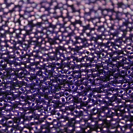 Opaque Dyed Dark Purple Luster ~ 11/0 JSB 430I