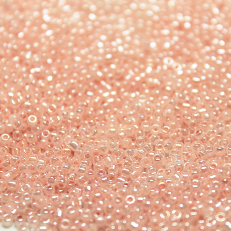 Dyed Soft Baby Pink Ceylon ~ 11/0 JSB 518 Japanese seed beads