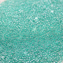 Dyed Aqua Green Ceylon ~ 11/0 JSB 520A