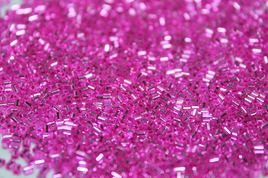 11/0 Hex Cut Silver Lined Sparkling Fuchsia - 75