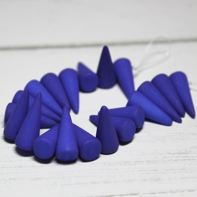 5x8mm Spike - Matte Neon Blue ~ Spike 21