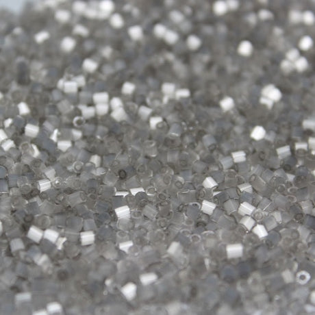 Silky Satin Dyed Light Gray ~ 11/0 JSB 824 Japanese Seed Beads