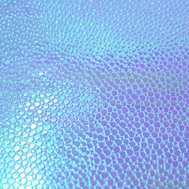 Faux Leather Sheet -  Blue Opalescence - 64
