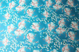 Faux Leather Sheet - Cherry Blossom