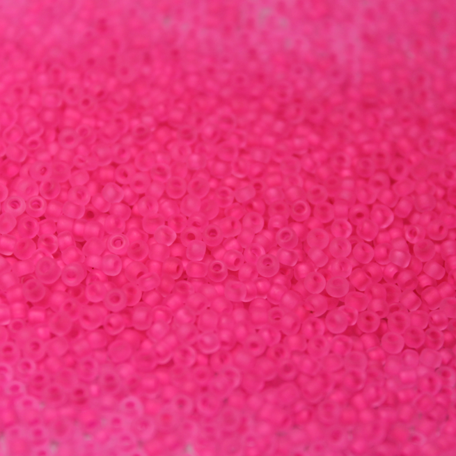 Frosted Neon Pink ~ 15/0 JSB F207A