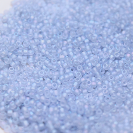 Frosted Powder Blue AB ~ 11/0 JSB F260C