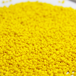 Opaque Matte Corn Yellow  ~ 11/0 JSB F404A