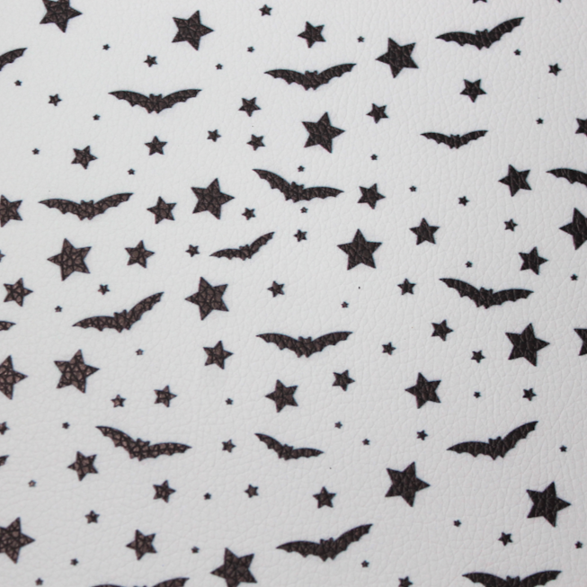 Faux Leather Sheet - Frickin Bats - 1