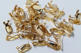Gold Hypoallergenic Fingernail Earring Posts
