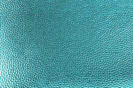 Faux Leather Sheet - Metallic Aqua