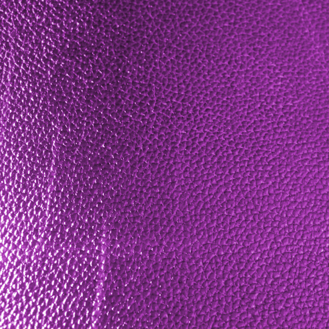 Faux Leather Sheet - Metallic Grape - 57