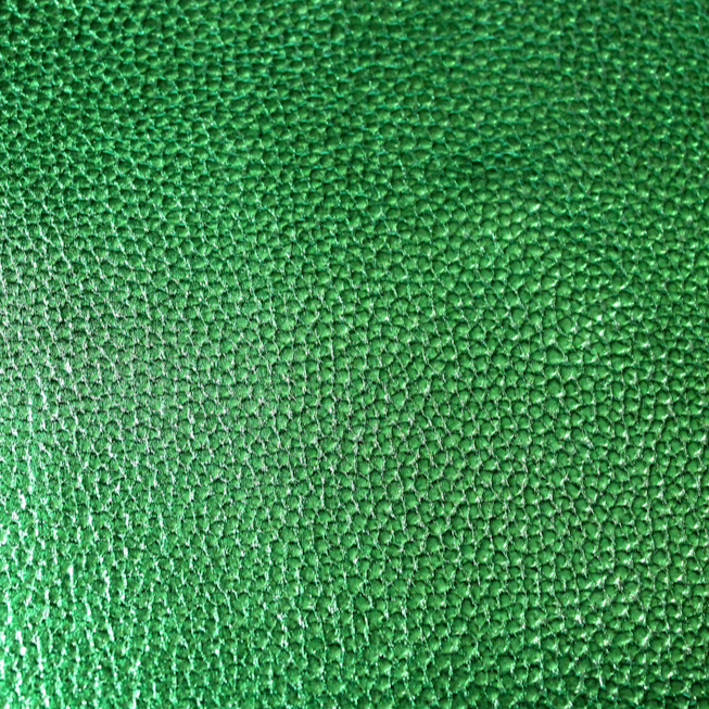 Faux Leather Sheet - Metallic Green - 58