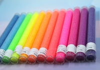 11/0 Japanese - 12 Tube Frosted Neon Set