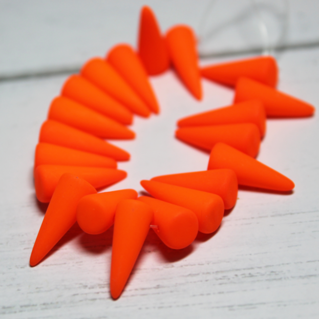 7x17mm Spike - Matte Neon Orange ~ Spike 37