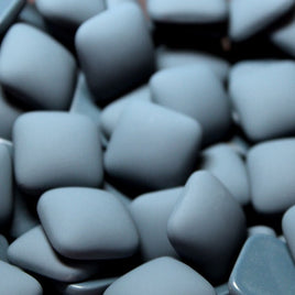 17x17mm Matte Square Resin Cabochon Navy - P42