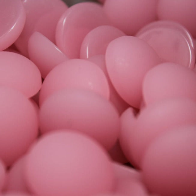 19mm Matte Round Resin Cabochon Pink Lemonade - P37