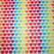 Faux Leather Sheet Glitter - Rainbow Heart - 130