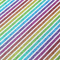 Faux Leather Sheet - Rainbow Stripe Glitter - 124