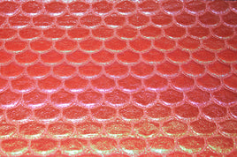 **** CLOSEOUT *** Faux Leather Quilted Metallic Mermaid Sunset