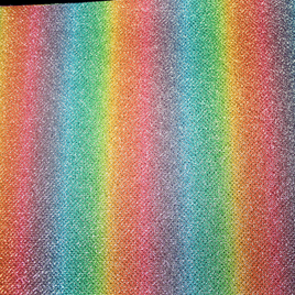 Faux Leather Sheet Glitter - Textured Rainbow - 131